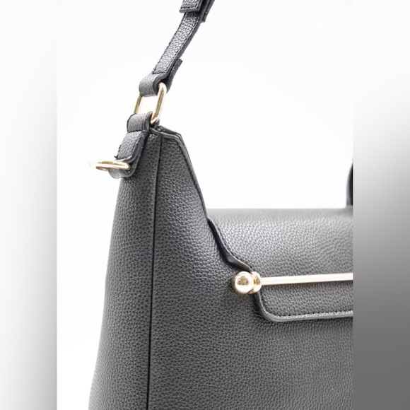 Coming Soon…Matias Black Accessory Detailed Women's Shoulder Bag - Picture 6 of 6
